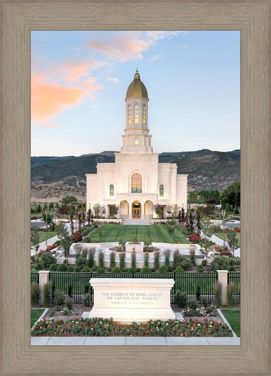 Ephraim Utah at Sunset