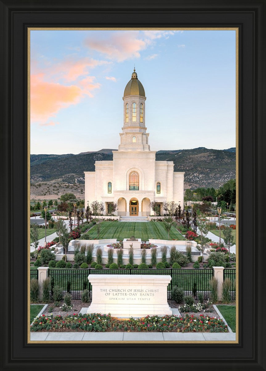 Ephraim Utah at Sunset