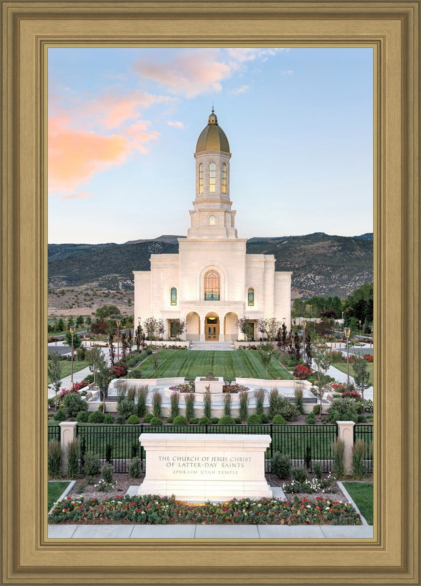 Ephraim Utah at Sunset