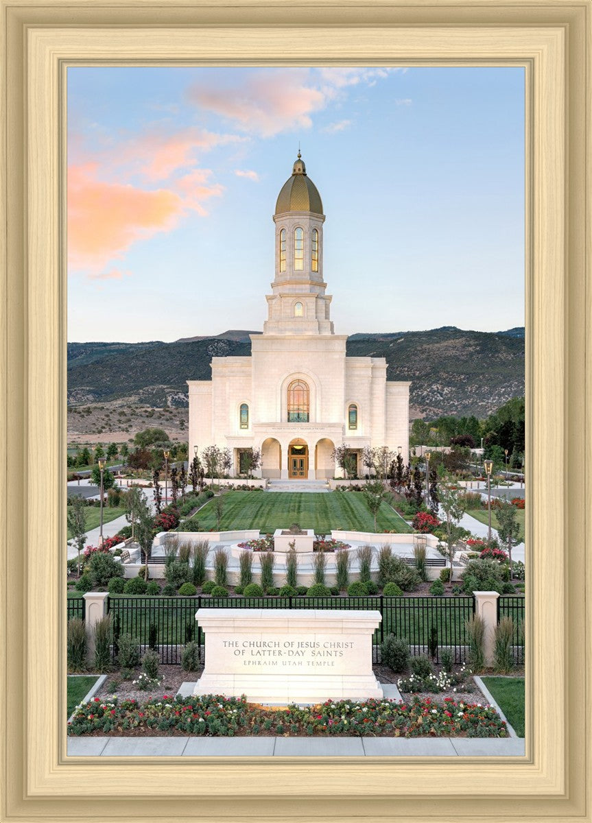 Ephraim Utah at Sunset