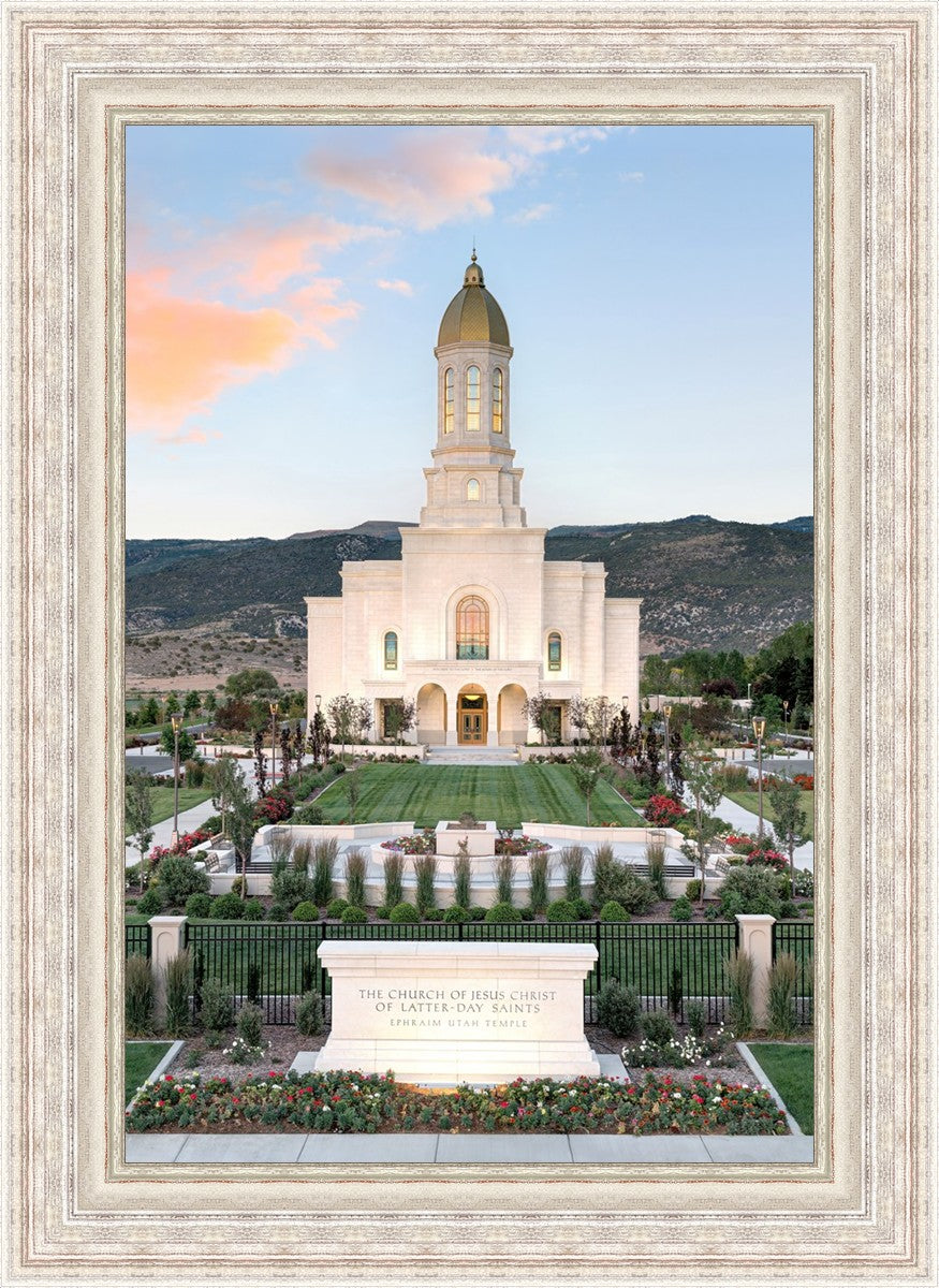 Ephraim Utah at Sunset