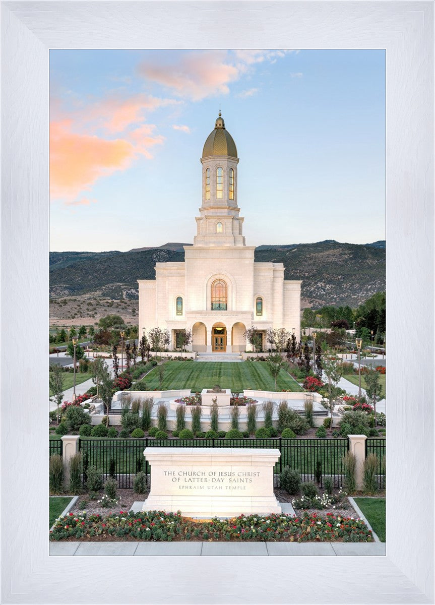 Ephraim Utah at Sunset