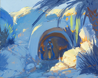 Preparing The Tomb Gallery Wrap