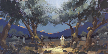 Stepping into Gethsemane Gallery Wrap