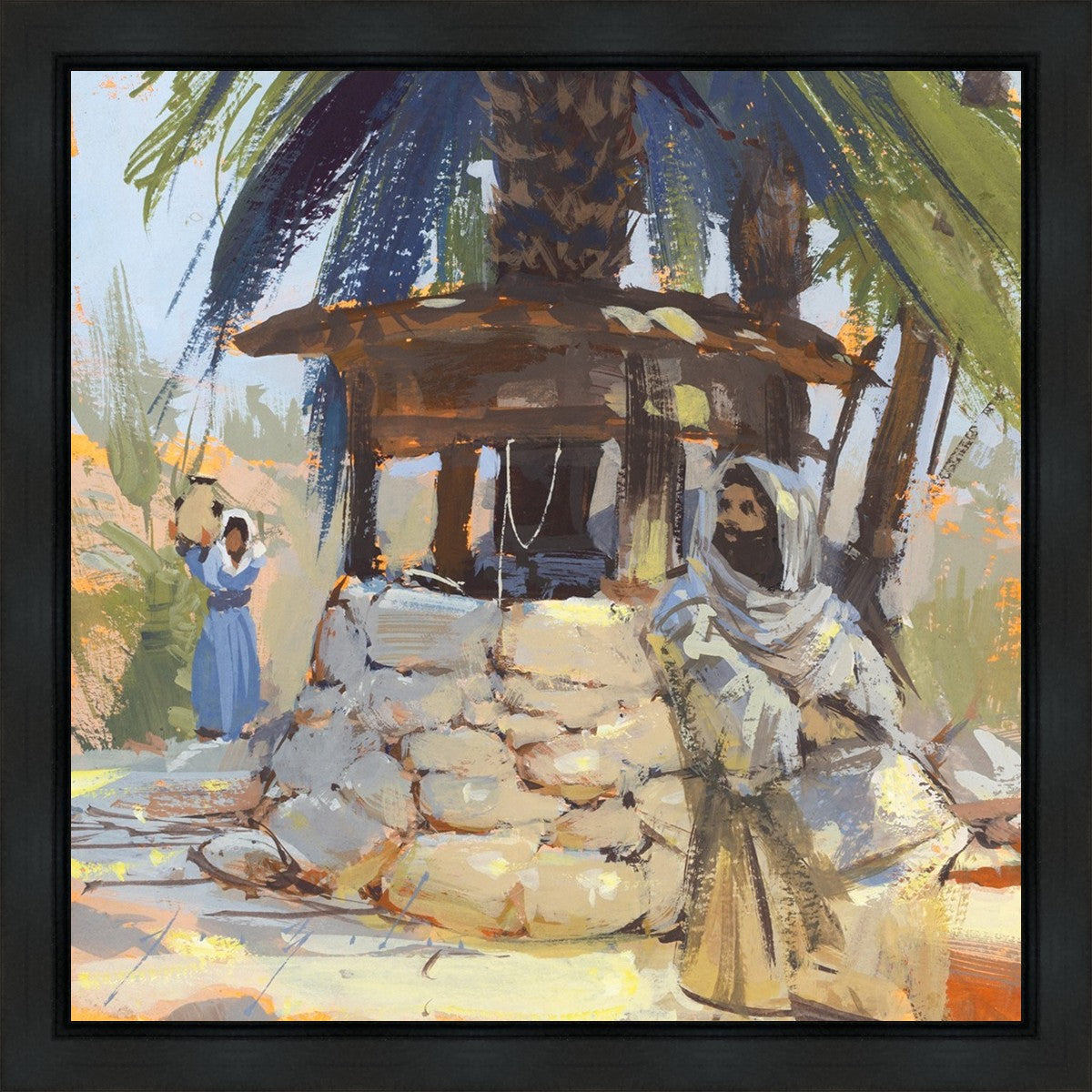 Approaching The Well Gallery Wrap