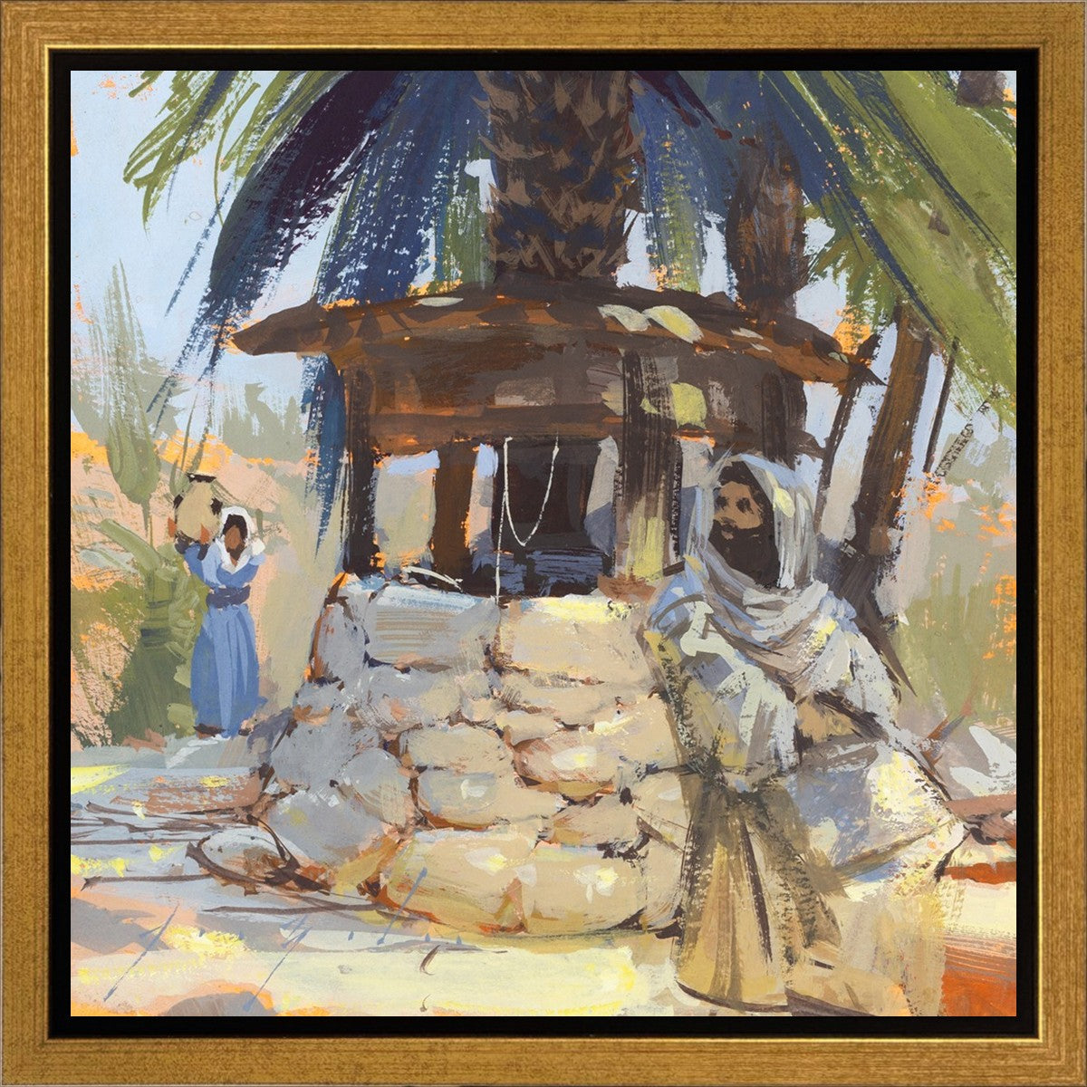 Approaching The Well Gallery Wrap