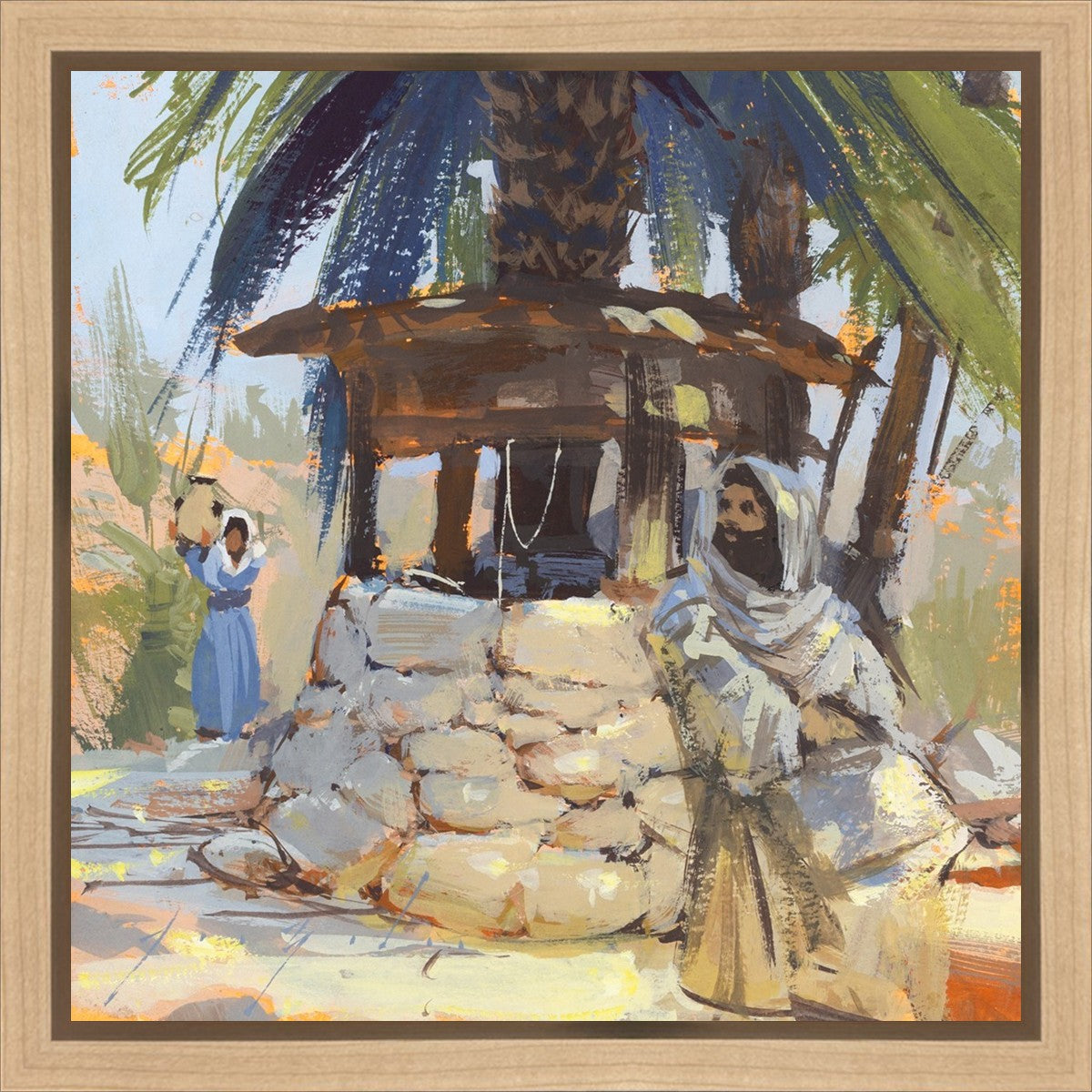 Approaching The Well Gallery Wrap