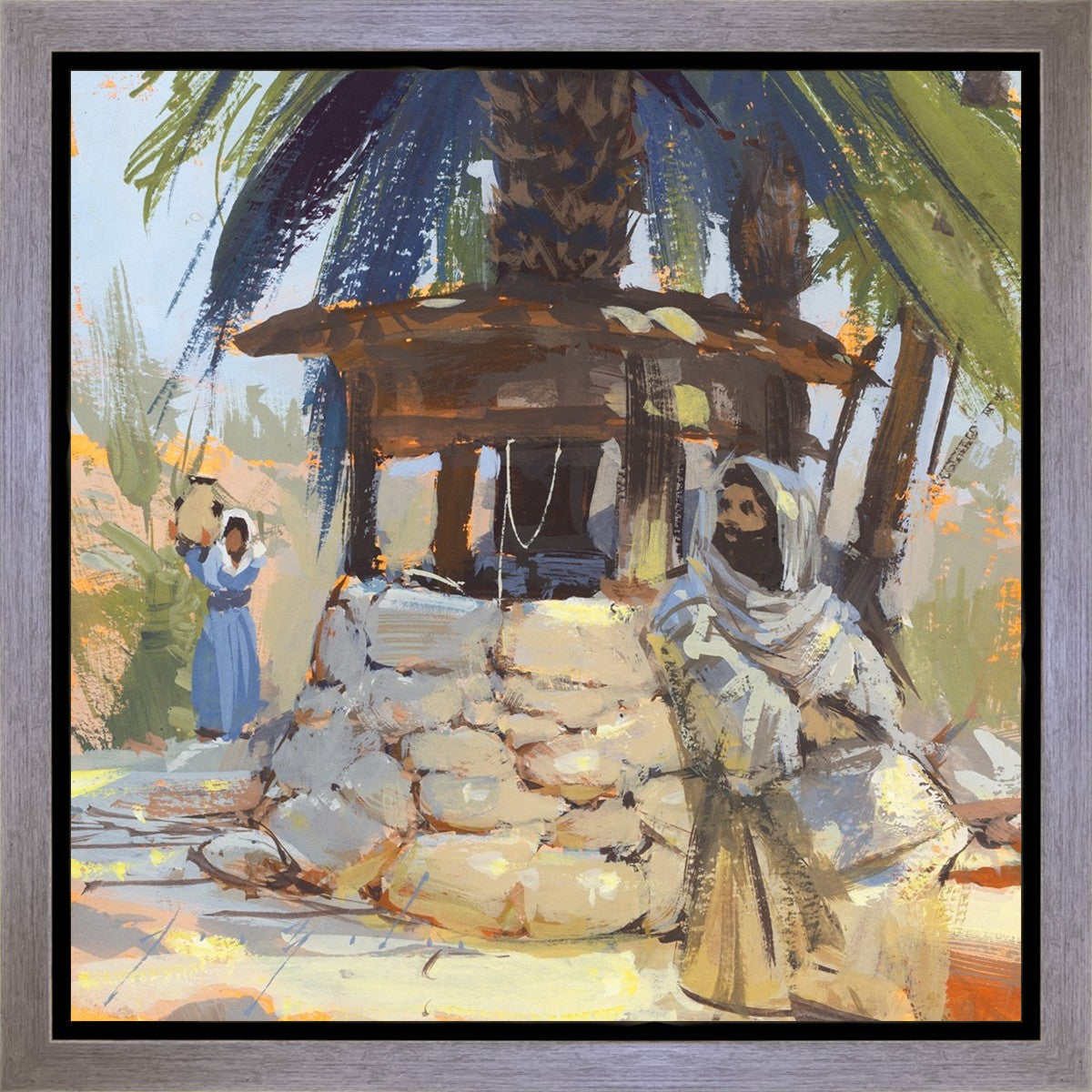 Approaching The Well Gallery Wrap