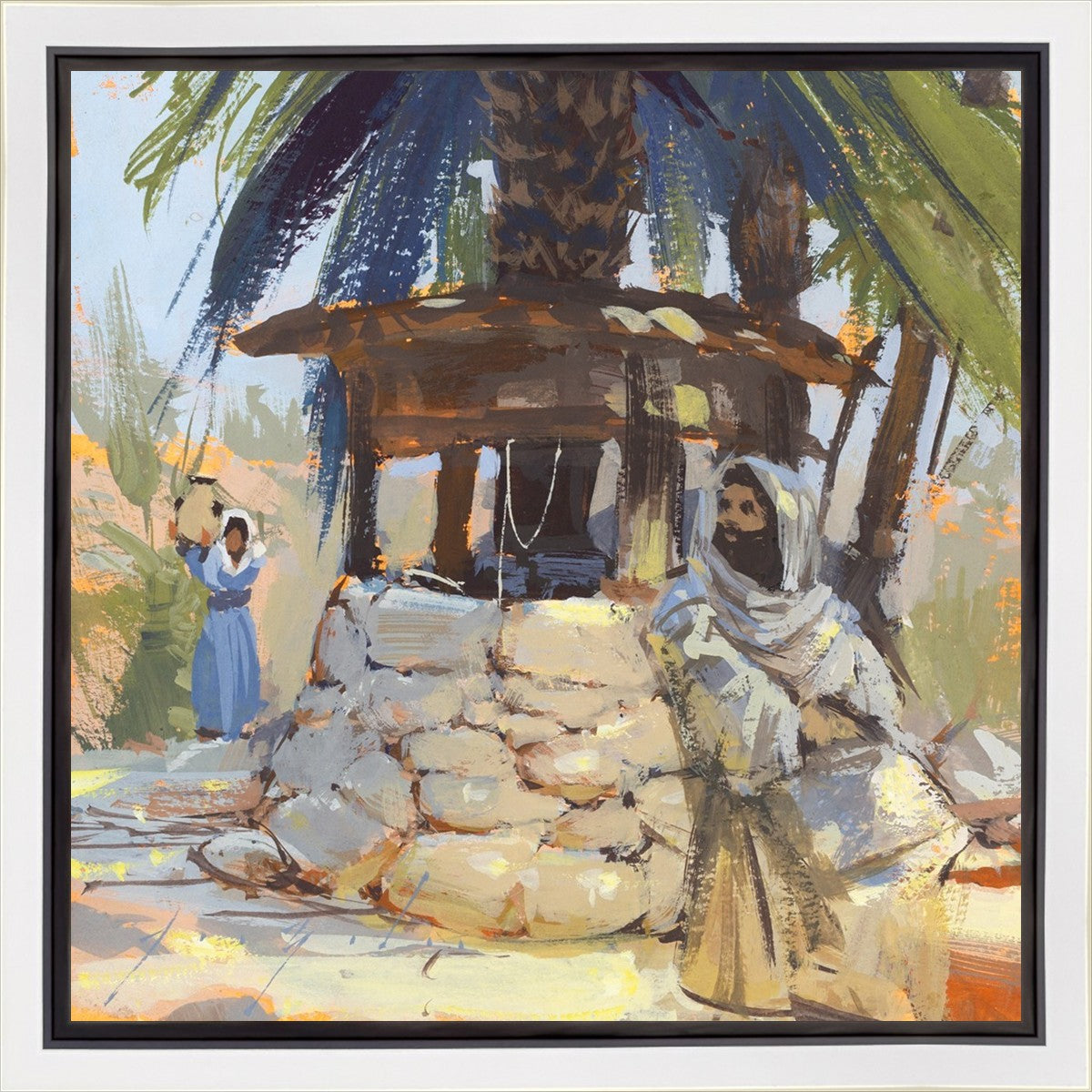 Approaching The Well Gallery Wrap