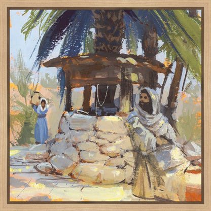 Approaching The Well Gallery Wrap