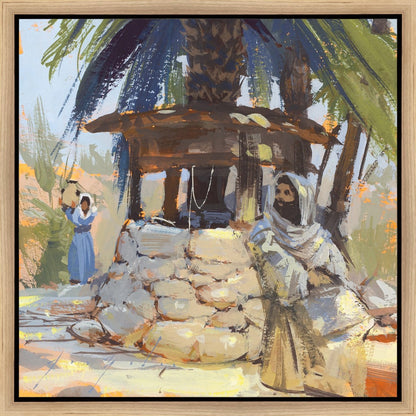 Approaching The Well Gallery Wrap