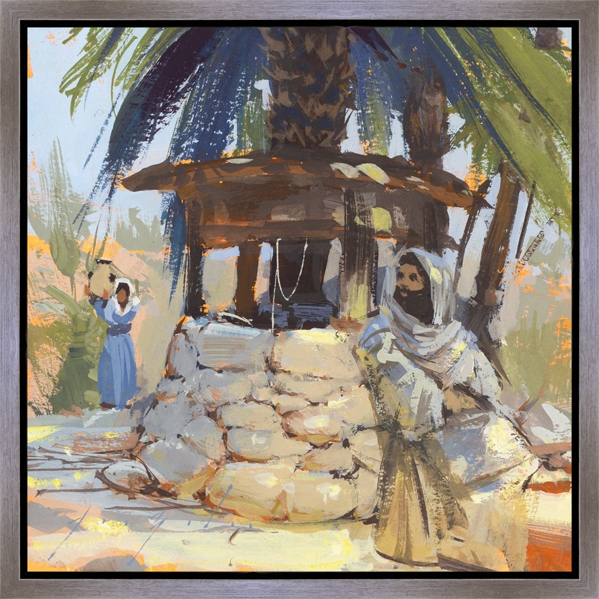 Approaching The Well Gallery Wrap