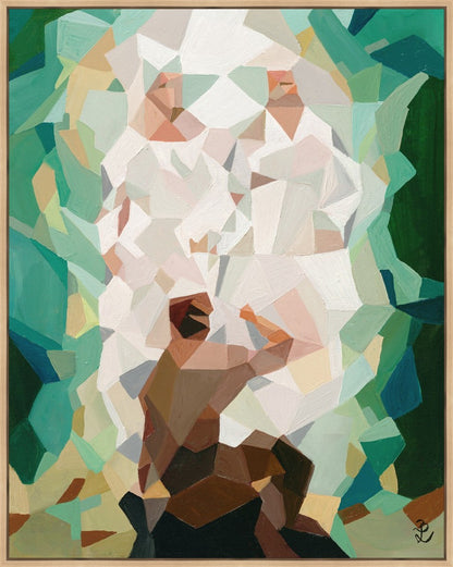 Two Personages Large Wall Art Gallery Wrap