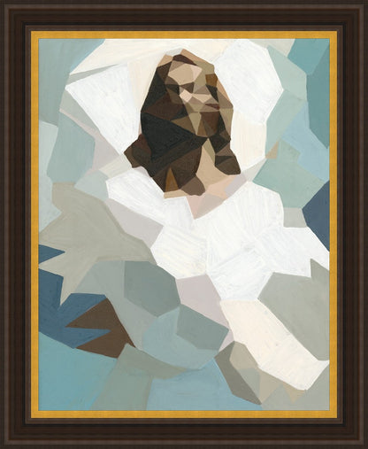 Christ in Blue Large Wall Art