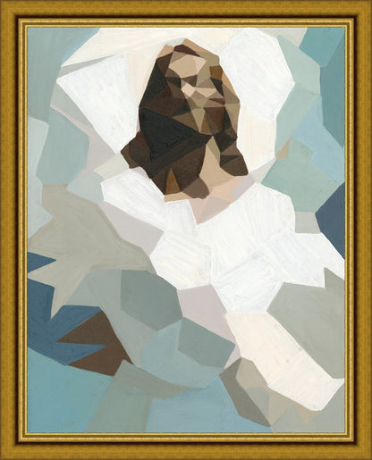 Christ in Blue Large Wall Art