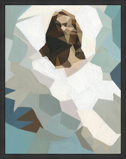 Christ in Blue Large Wall Art