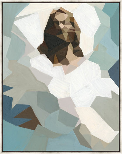 Christ in Blue Large Wall Art