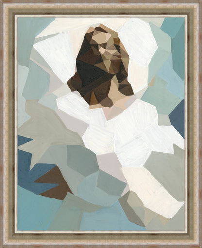 Christ in Blue Large Wall Art