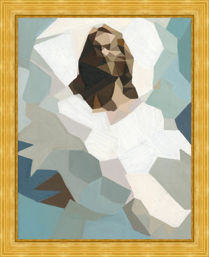 Christ in Blue Large Wall Art