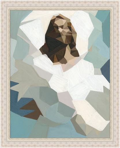 Christ in Blue Large Wall Art