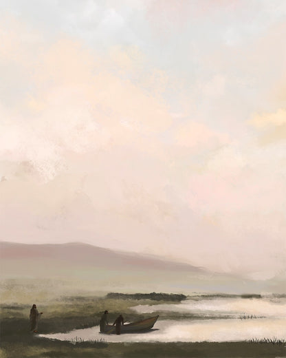 Left Their Nets Gallery Wrap