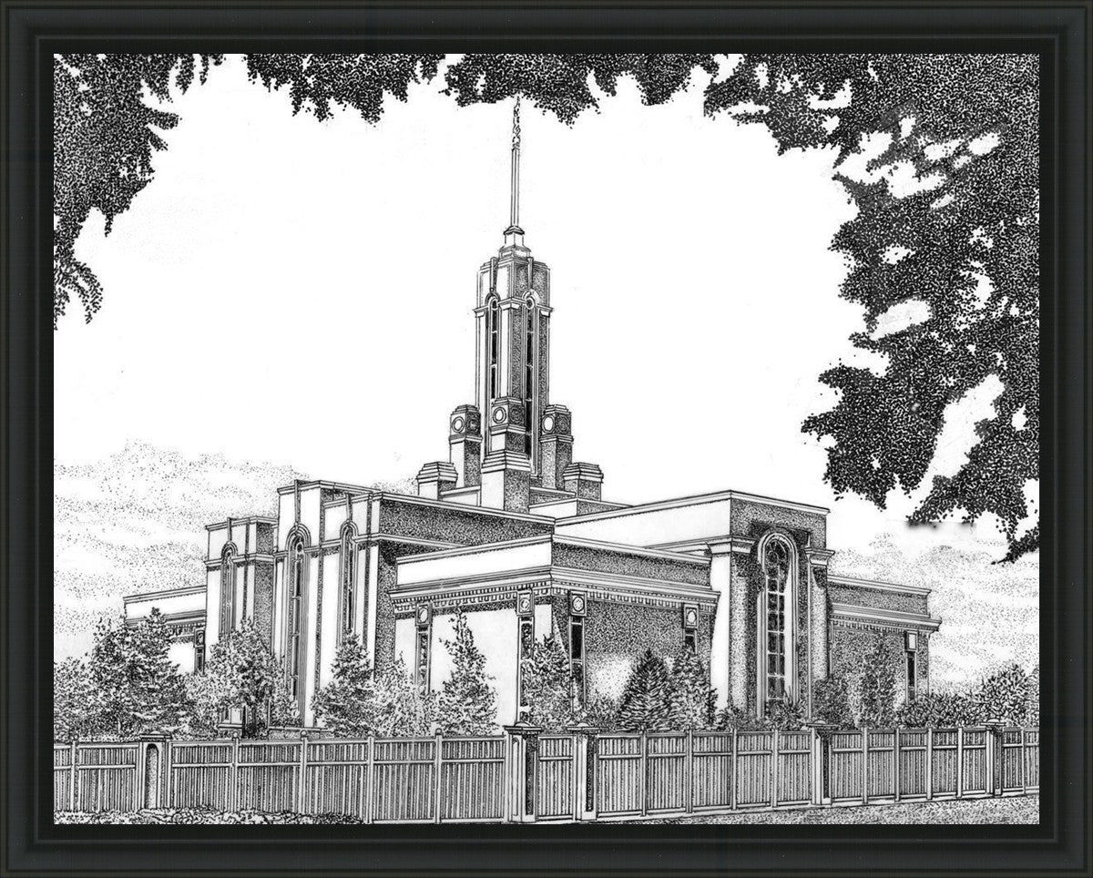 Mt. Timpanogos Temple - South View