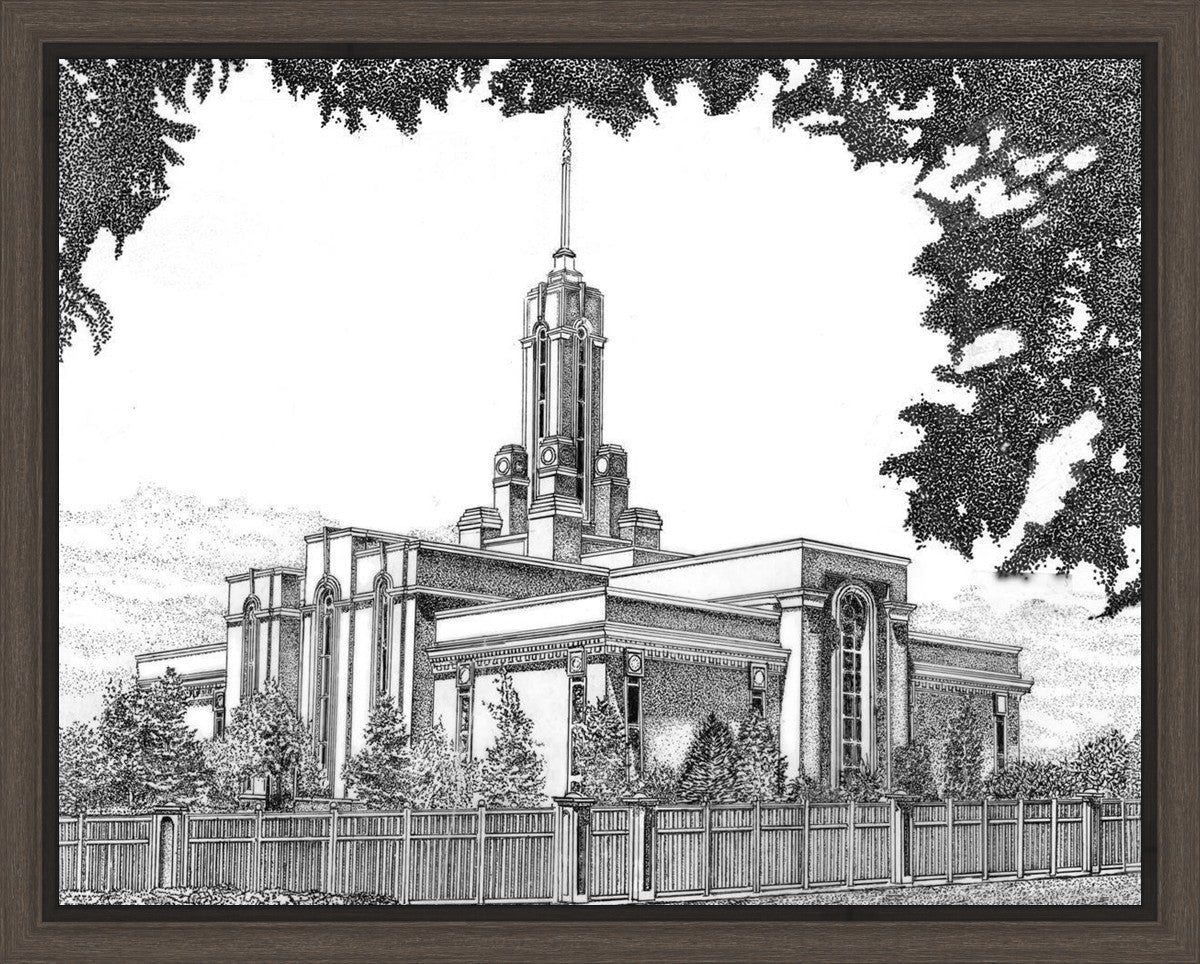 Mt. Timpanogos Temple - South View