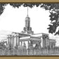 Mt. Timpanogos Temple - South View
