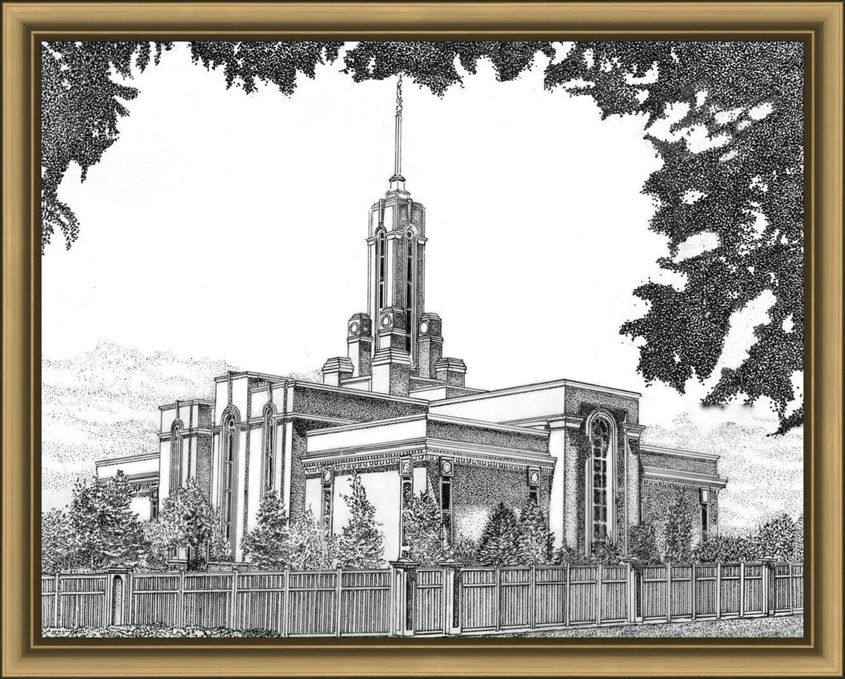 Mt. Timpanogos Temple - South View