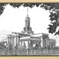 Mt. Timpanogos Temple - South View