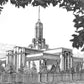 Mt. Timpanogos Temple - South View