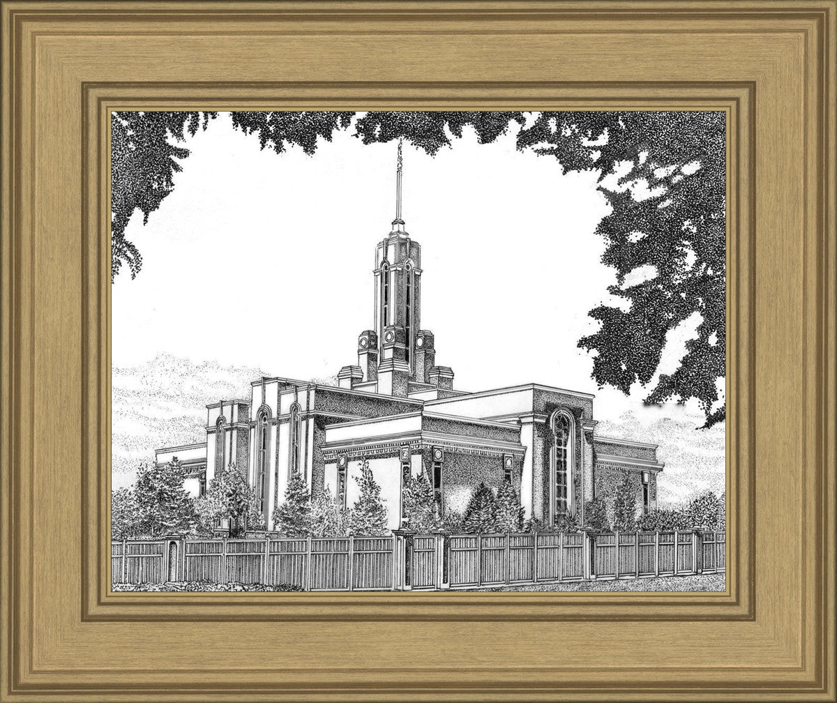 Mt. Timpanogos Temple - South View