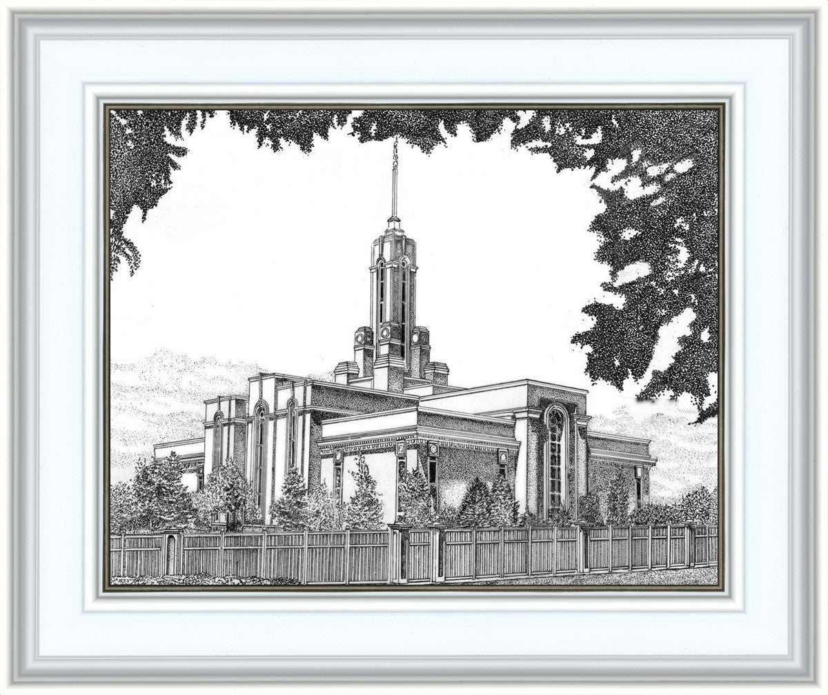 Mt. Timpanogos Temple - South View