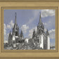 San Diego California Temple - Grey Sky