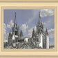 San Diego California Temple - Grey Sky