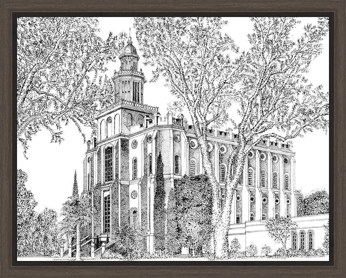 St. George Utah Temple Winter