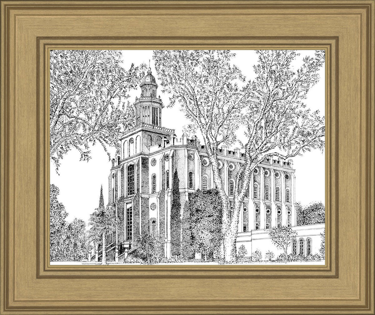 St. George Utah Temple Winter