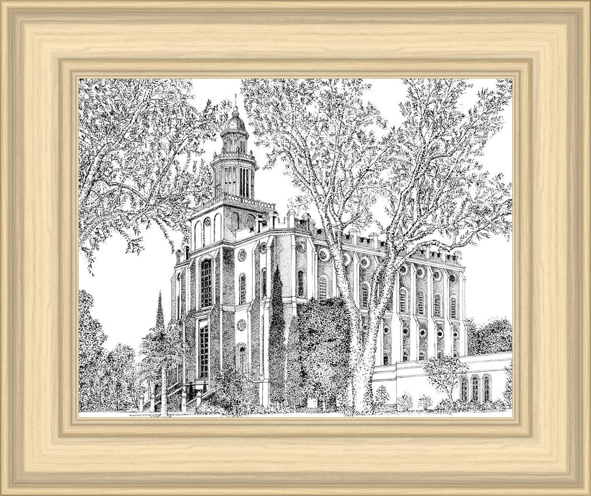 St. George Utah Temple Winter