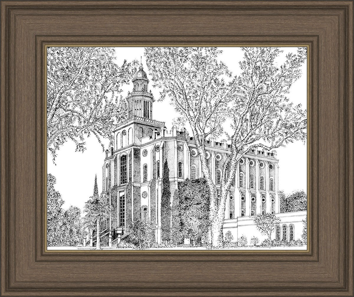 St. George Utah Temple Winter