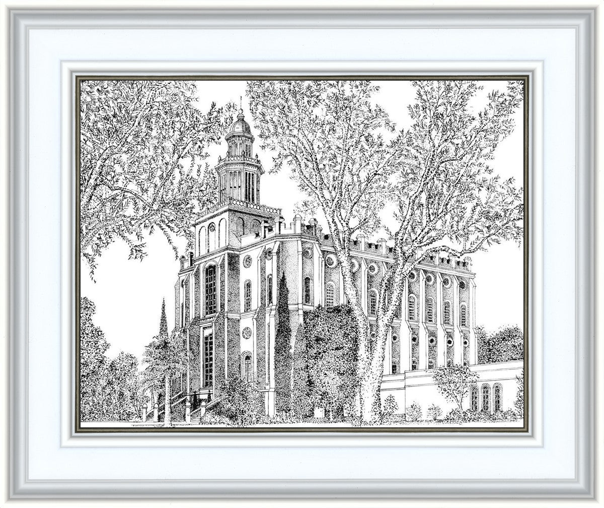 St. George Utah Temple Winter