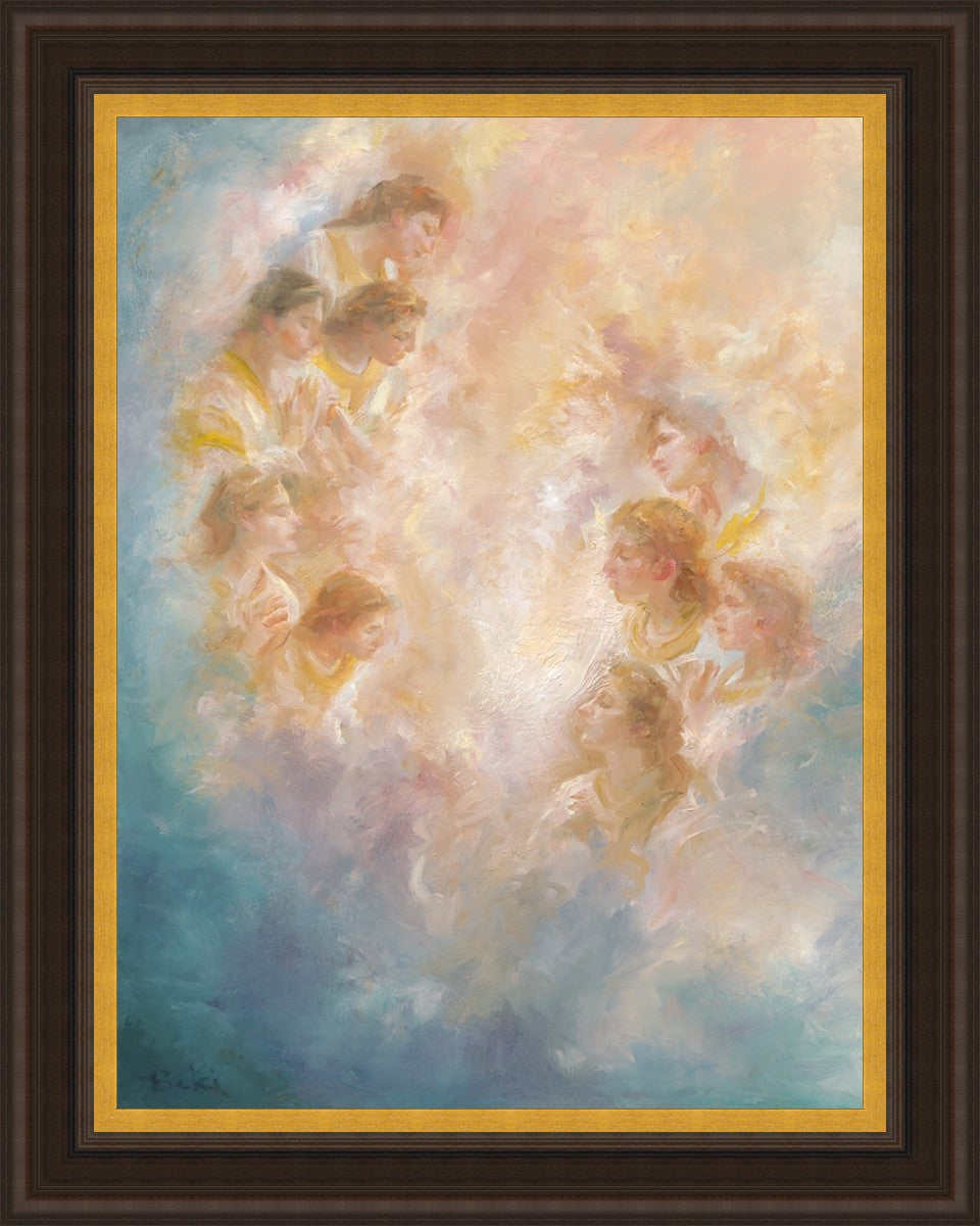 The Heavens Are Open Large Wall Art