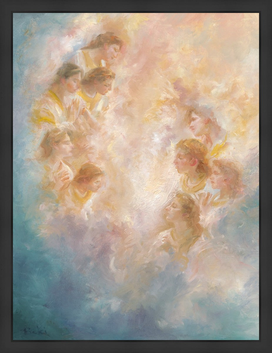 The Heavens Are Open Large Wall Art