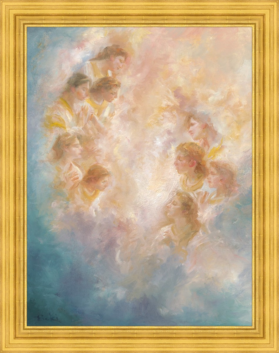 The Heavens Are Open Large Wall Art