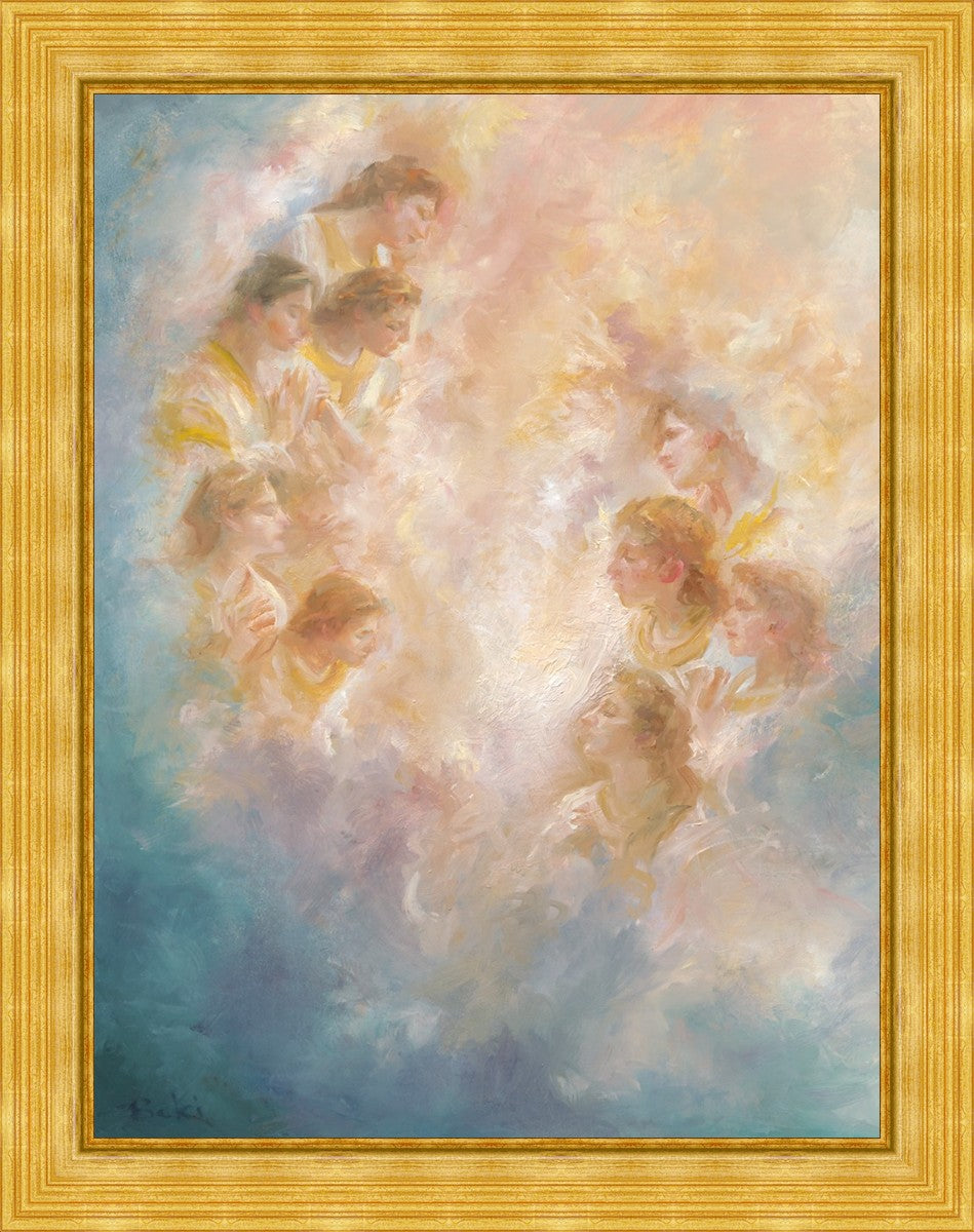 The Heavens Are Open Large Wall Art