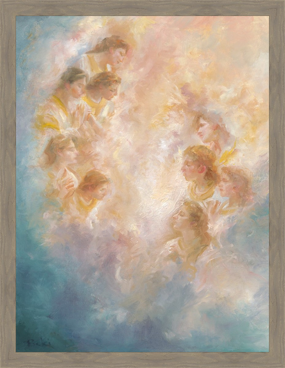 The Heavens Are Open Large Wall Art