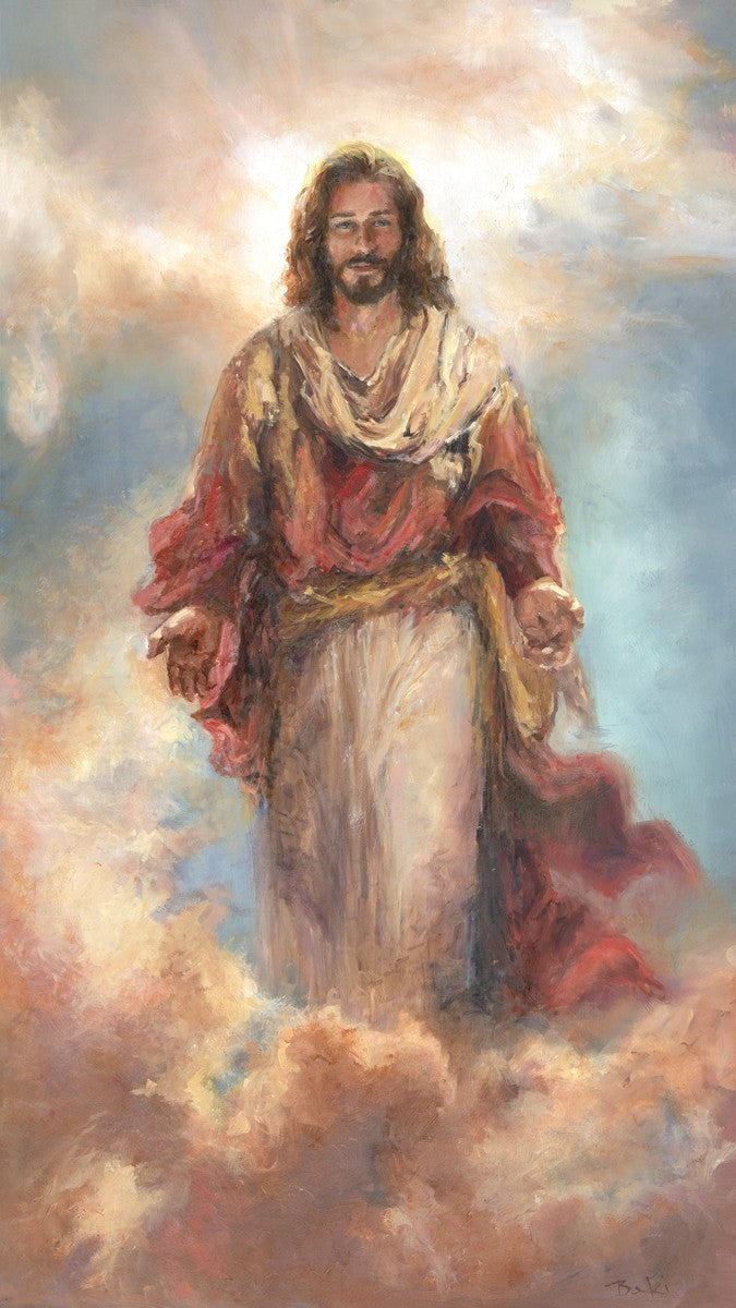 He Comes Large Wall Art Gallery Wrap
