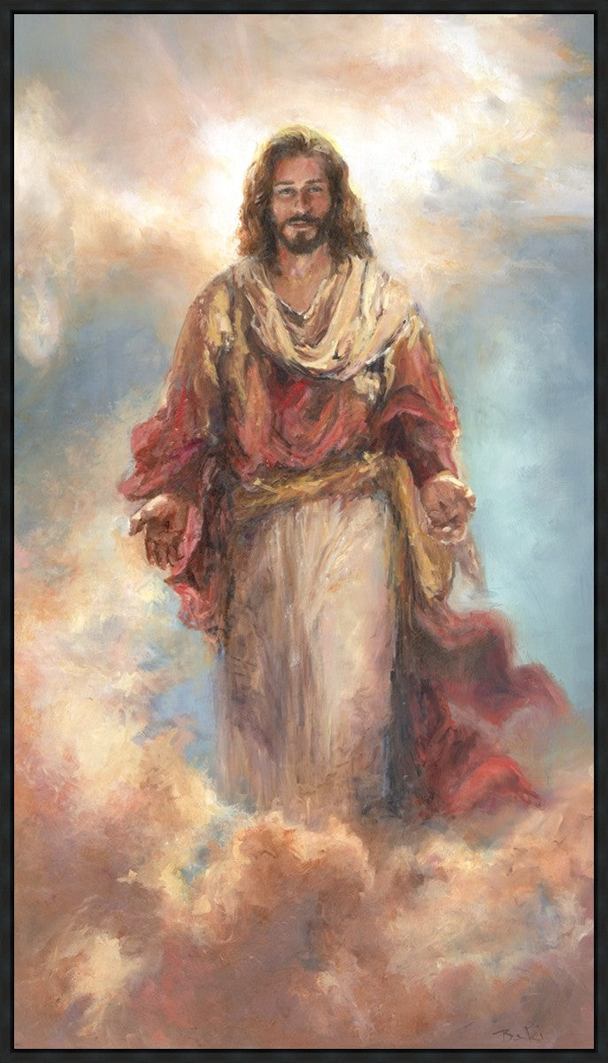 He Comes Large Wall Art Gallery Wrap
