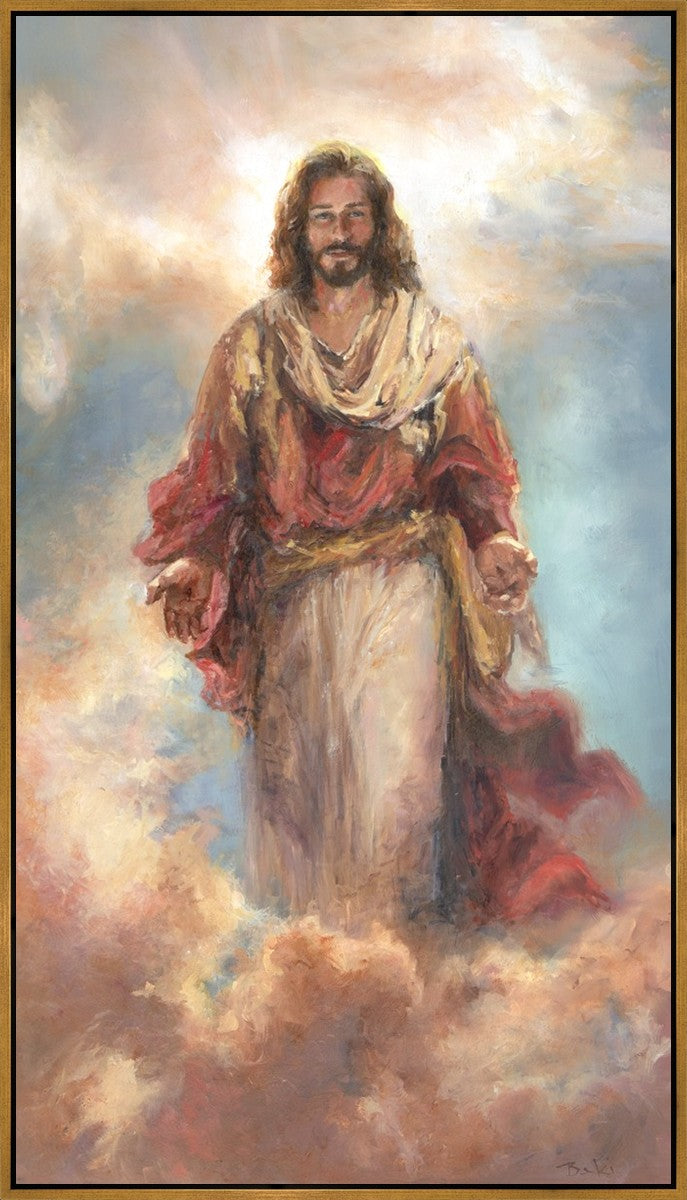 He Comes Large Wall Art Gallery Wrap
