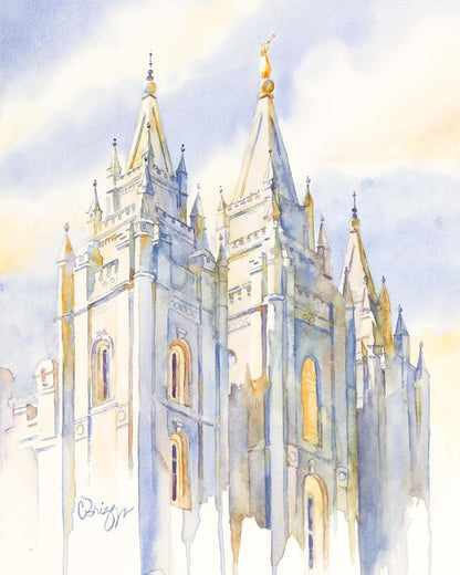 Salt Lake Temple Eternal Promises Gallery Wrap