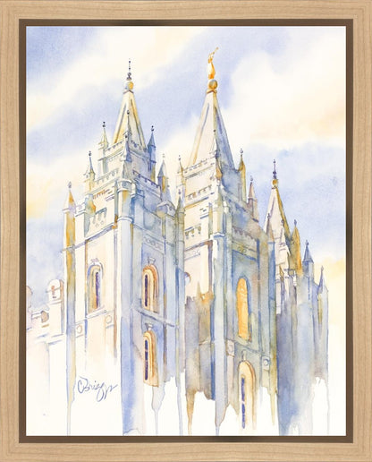 Salt Lake Temple Eternal Promises Gallery Wrap